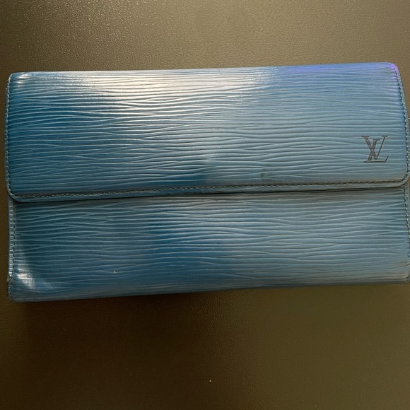 Louis Vuitton Handbags - Authentic LV Epi wallet blue
